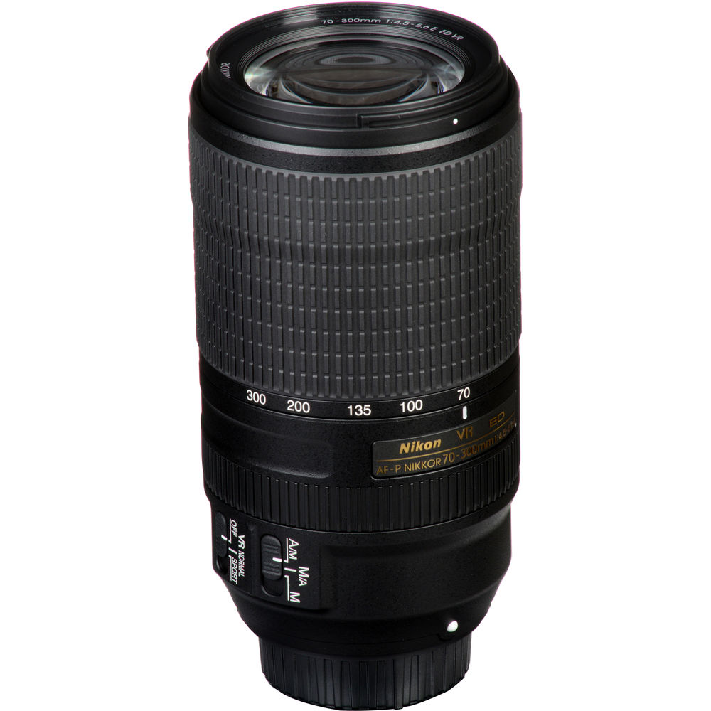 В Україні Об'єктив NIKON AF-P 70-300mm f/4.5-5.6 E ED VR (JAA833DA)