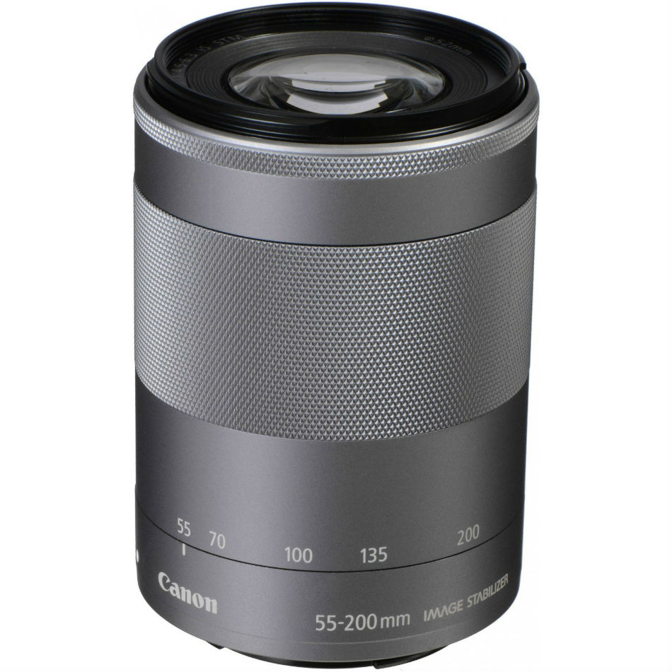 

Объектив CANON EF-M 55-200mm f/4.5-6.3 IS STM Silver (1122C005), EF-M 55-200mm f/4.5-6.3 IS STM Silver