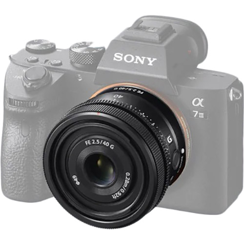 Объектив SONY 40 mm f/2.5 G для NEX (SEL40F25G.SYX) Минимальное значение диафрагмы f/22