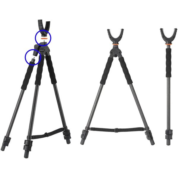 Штатив VANGUARD Quest T62CU Black (Quest T62CU) Максимальная рабочая высота 157.5