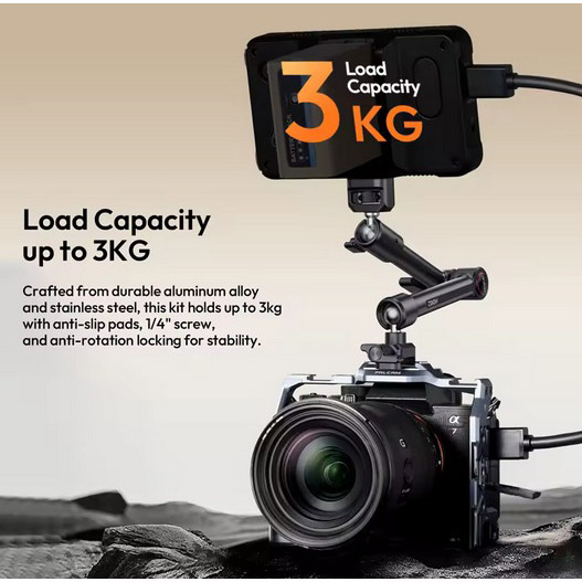 Штатив ULANZI VIJIM HD02 10-inch Magic Arm Kit (T098 HD02) Мінімальна робоча висота 7