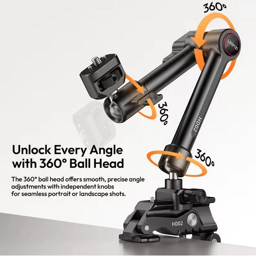 Штатив ULANZI VIJIM HD02 10-inch Magic Arm Kit (T098 HD02) Максимальна робоча висота 25