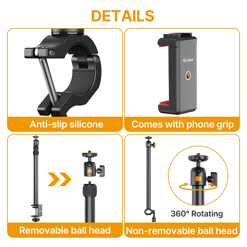 В Україні Штатив ULANZI VIJIM Desktop Extendable Light Stand (UV-2487 LS02)