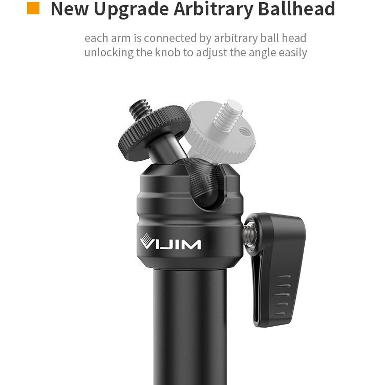 В Україні Штатив ULANZI VIJIM Desktop Flexible Arm/Light Stand Three-Stages (UV-2666 LS08)