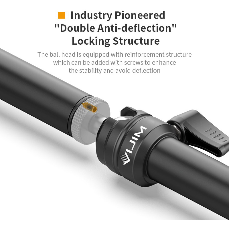 У Фокстрот Штатив ULANZI VIJIM Desktop Flexible Arm/Light Stand Three-Stages (UV-2666 LS08)