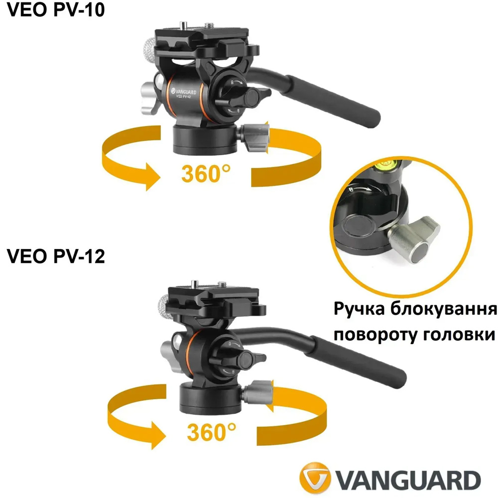 Штатив VANGUARD Vanguard Vesta Go 234AV10 Black Тип штатива напольный