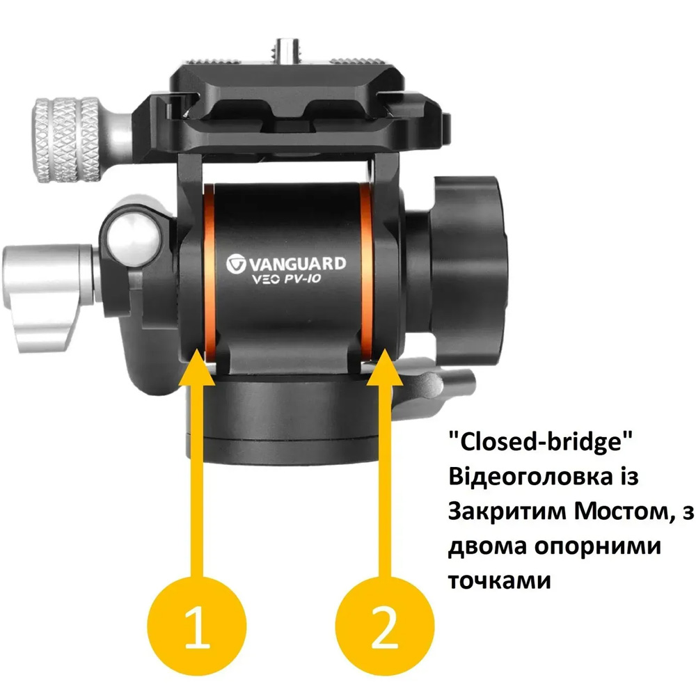 Фото 18 Штатив VANGUARD Vanguard Vesta Go 234AV10 Black