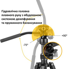 Штатив VANGUARD Vesta Go 234CV10 Black