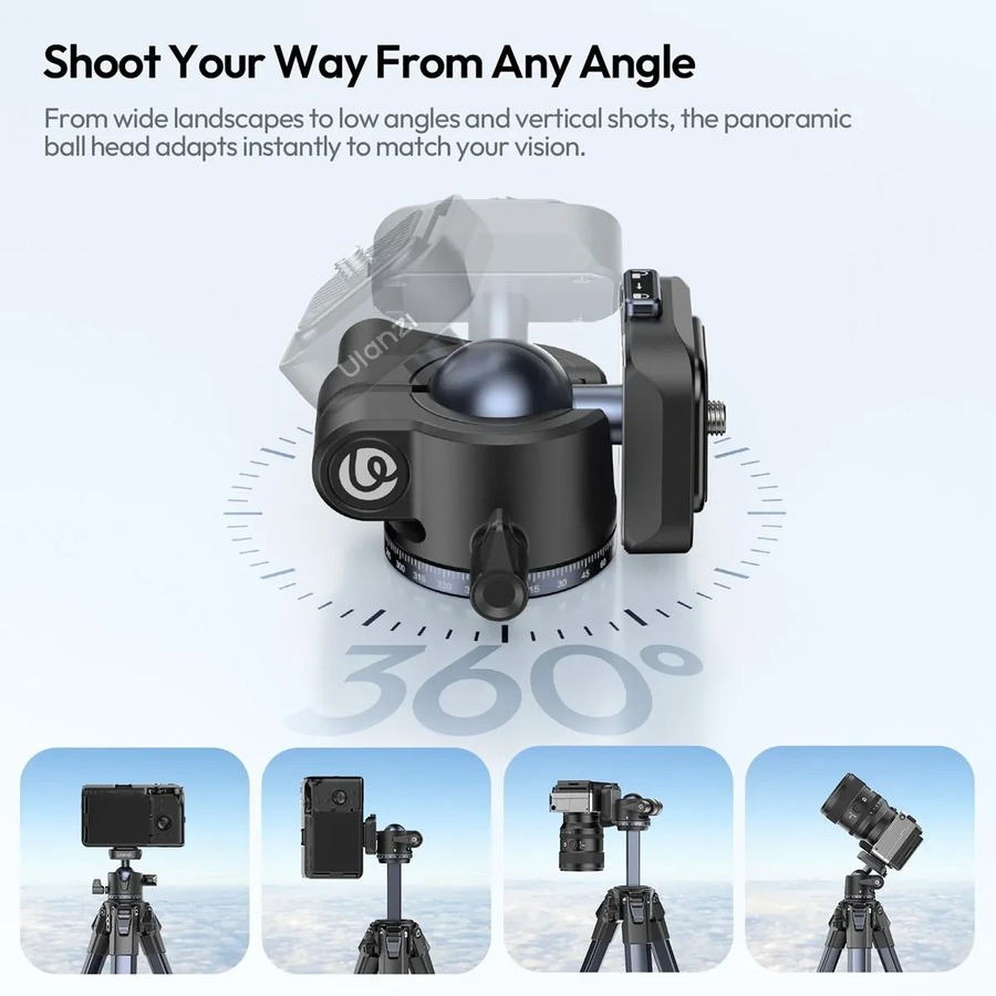 Фото Штатив ULANZI VIJIM OMBRA II YING Tripod Black (T156)