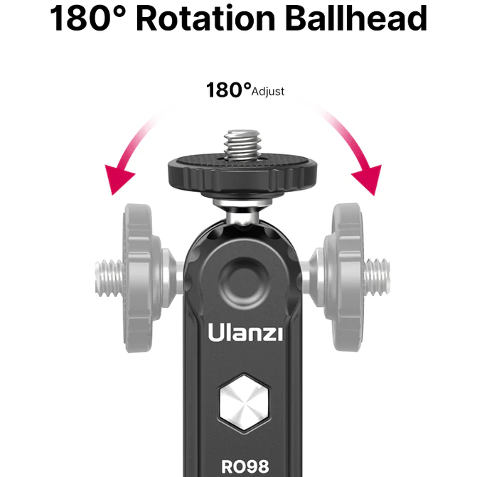 Фото 4 Держатель VIJIM R098 Double Ball Heads with Code Shoe Mount (UV-2954 R098)