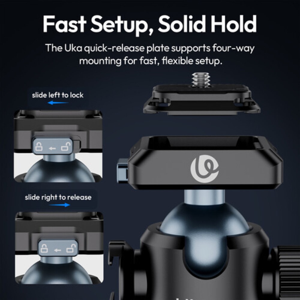 Внешний вид Головка ULANZI VIJIM T100 Uka Quick-Release Ball Head (C062)