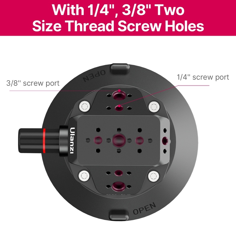 В Украине Держатель-присоска ULANZI VIJIM SC-02 Extended Vacuum Suction Cup 4.5 inches (3090)