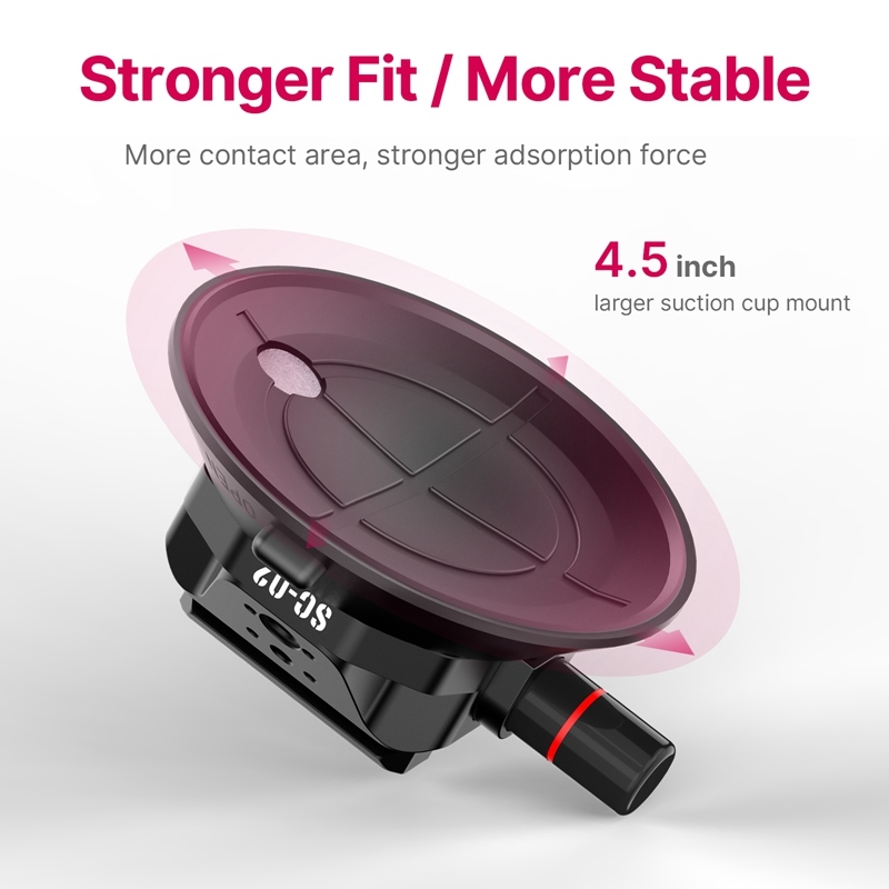 Изображение Держатель-присоска ULANZI VIJIM SC-02 Extended Vacuum Suction Cup 4.5 inches (3090)