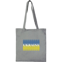 Сумка-шоппер SOFT ME Вишиванка великий прапор Ukraine Grey (DTF30100101-07/318)