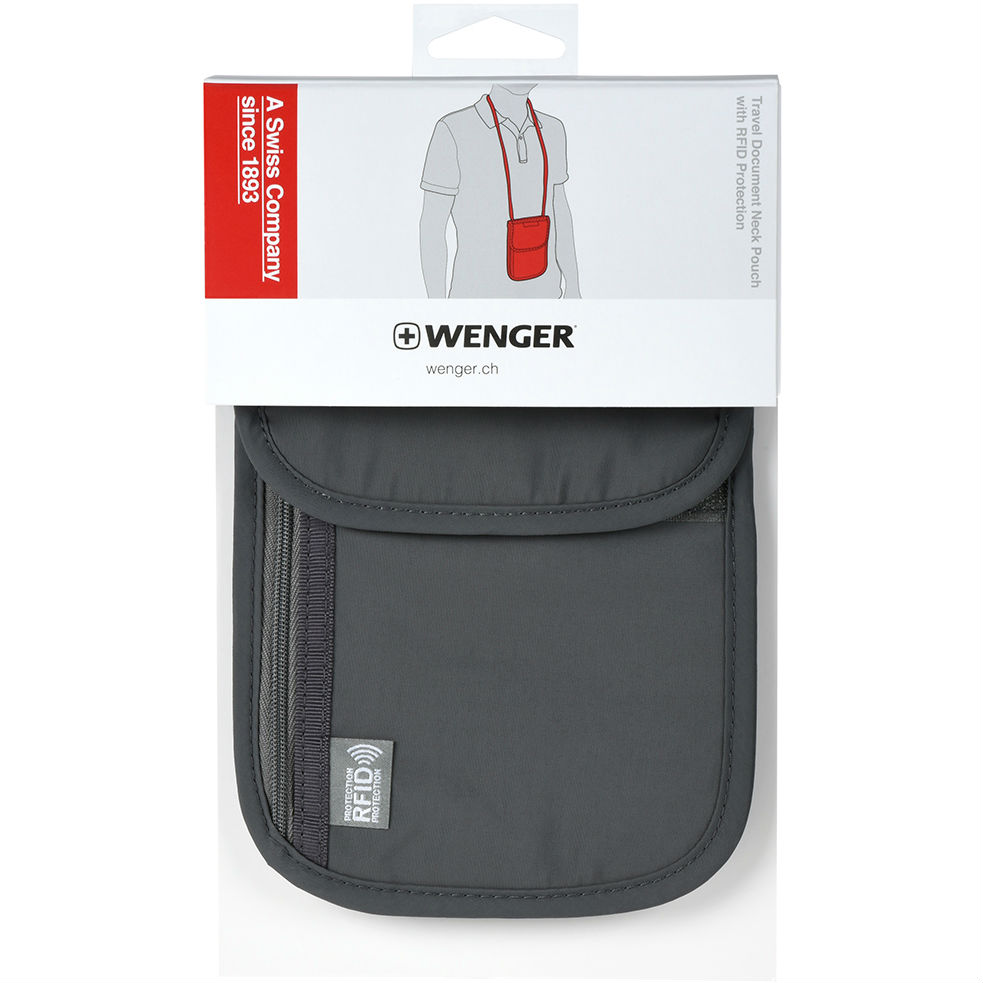 Кошелёк на шею WENGER Neck Wallet with RFID pocket (604589) Категория унисекс