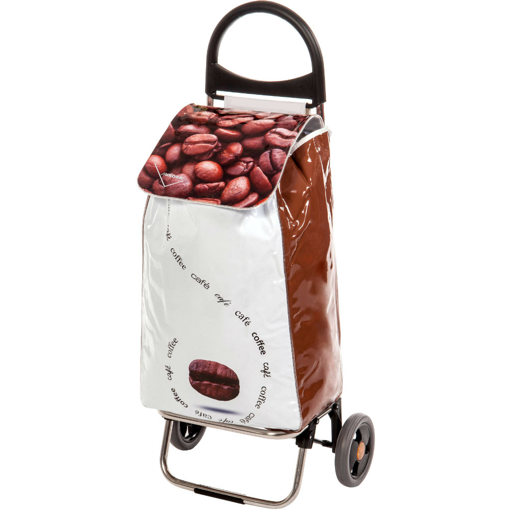 

Сумка-тележка Aurora Coffee 50 л Brown (150 City (Coffee)), Сумка господарська на колесах Coffee
