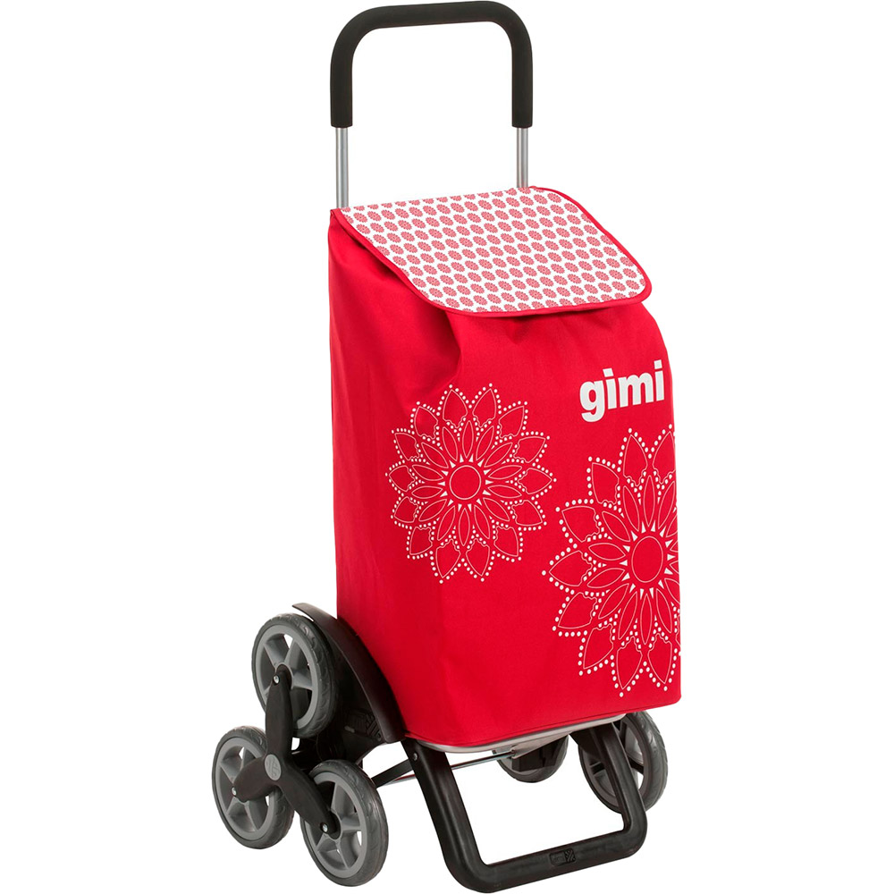 Сумка-тележка GIMI Tris 56 Floral Red (928420)