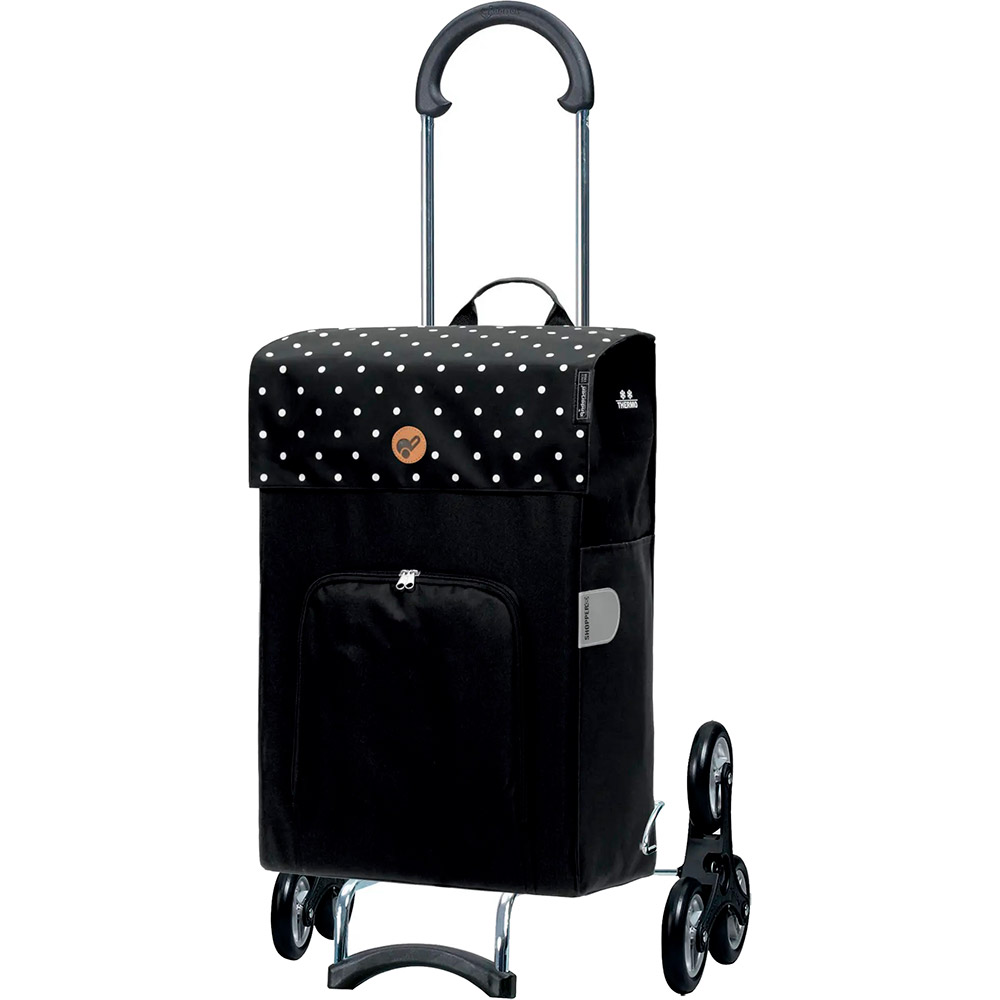 

Сумка-тележка Andersen Treppensteiger Scala Shopper Malit Black 119-044-80 (929991), Сумка-візок Treppensteiger Scala Shopper