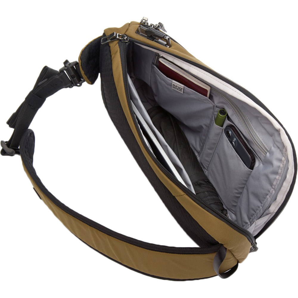 Сумка PACSAFE Vibe 325 sling pack Anti-Theft Brown (60221205) Цвет коричневый