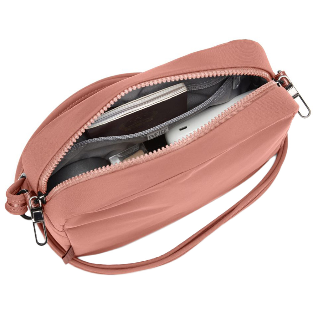 Сумка PACSAFE Citysafe CX Square Crossbody Pink (20436340) Об'єм 2.4