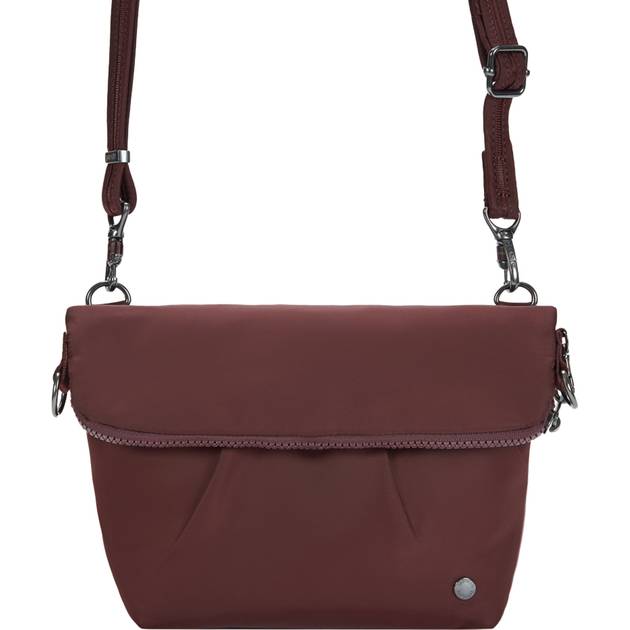 Сумка PACSAFE Citysafe CX convertible crossbody Бордовий (20405319) Тип сумки через плече