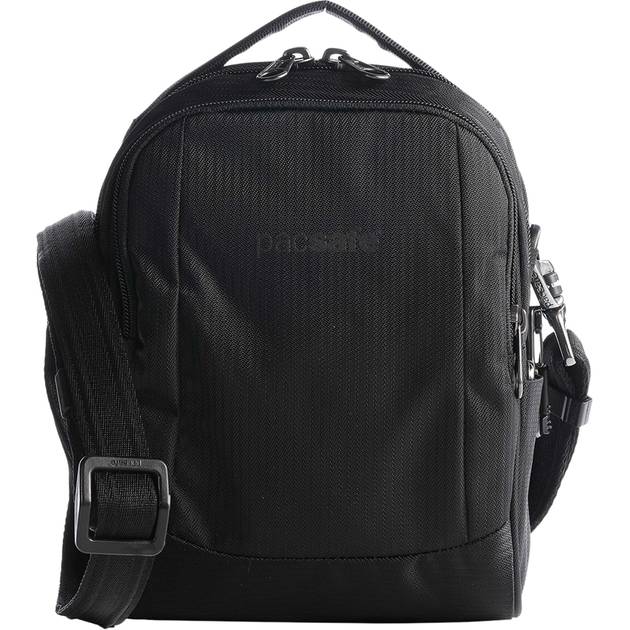 Сумка PACSAFE Metrosafe LS100 ECONYL crossbody Чорний (40115138) Категорія чоловіча