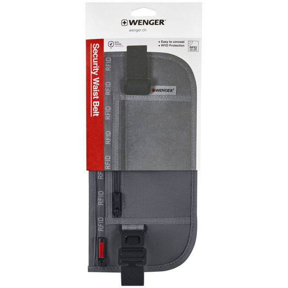 Поясная сумка WENGER waist belt with RFID pocket Серая (611879) Материал Полиэстер, Хлопок