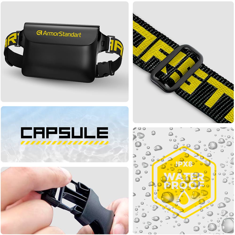 Внешний вид Поясная сумка ARMORSTANDART Capsule Waist Pouch Black (ARM84417)