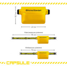 Поясная сумка ARMORSTANDART Capsule Waist Pouch Yellow (ARM84418)