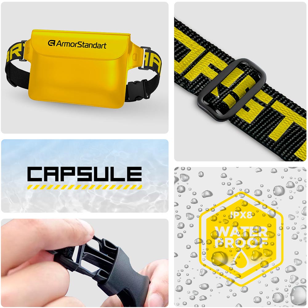 Внешний вид Поясная сумка ARMORSTANDART Capsule Waist Pouch Yellow (ARM84418)