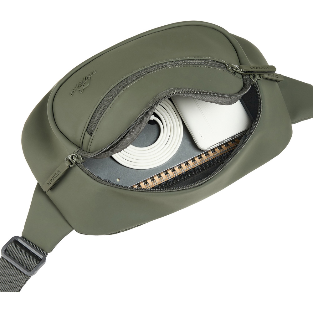 Сумка на пояс RIVACASE Eden 7812 Olive Green (7812 (Olive green)) Цвет зеленый