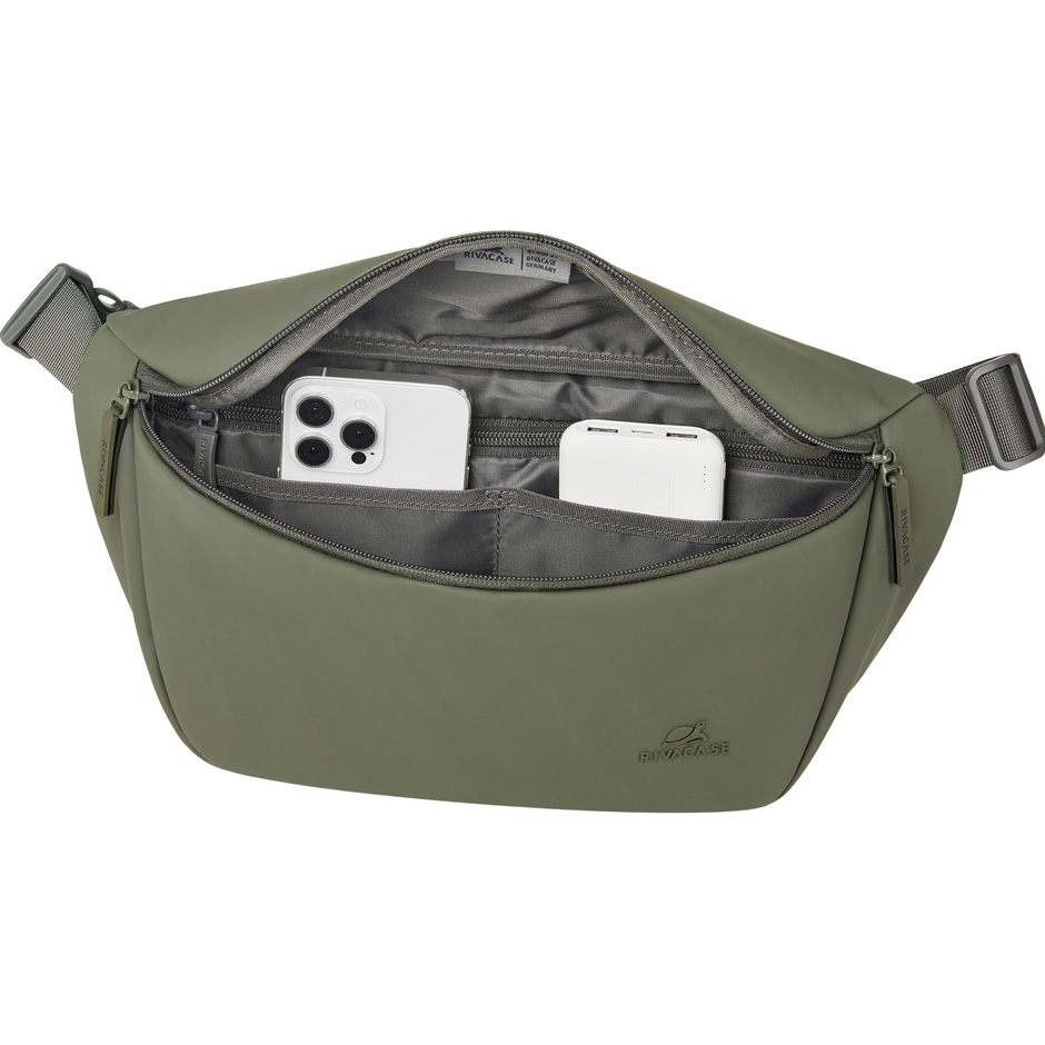 Сумка на пояс RIVACASE Eden 7814 Olive Green (7814 (Olive green)) Цвет зеленый