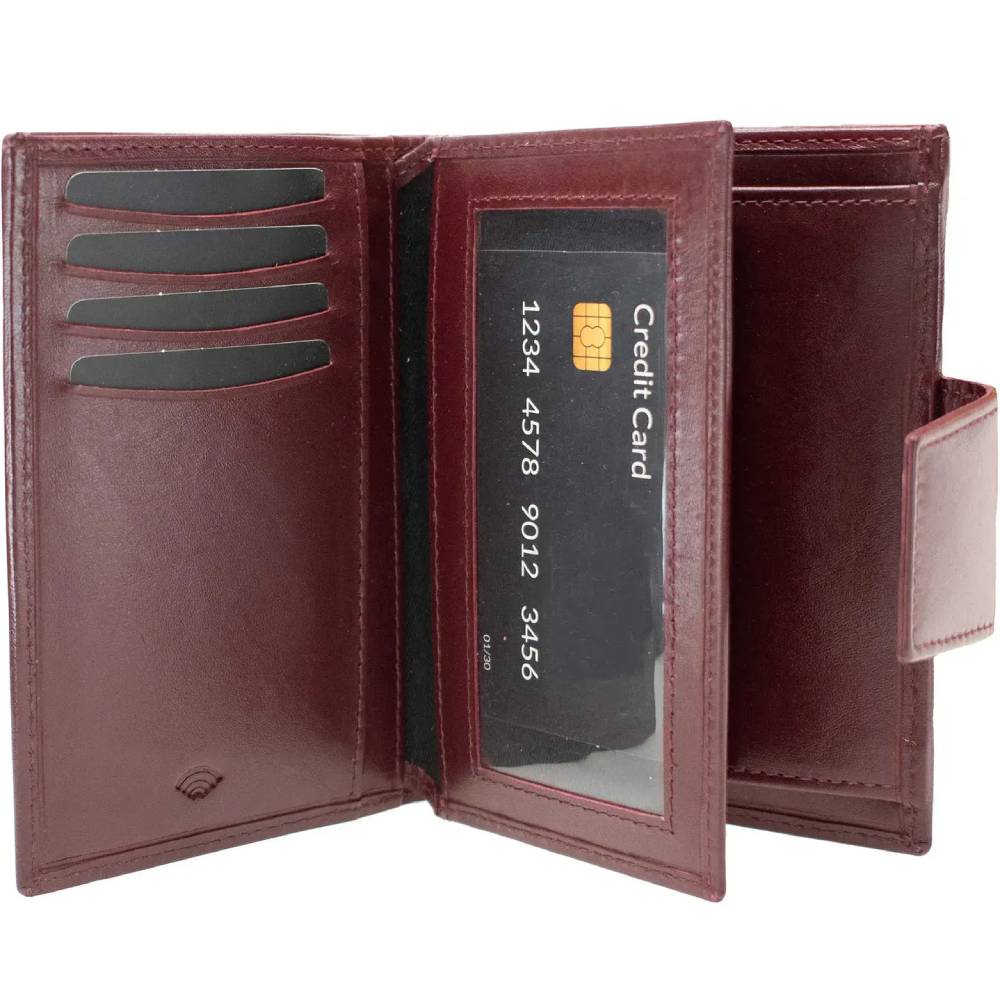 Кошелек SEMI LINE RFID Dark Red (P8261-2) Тип кошелек