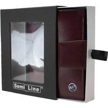 Кошелек SEMI LINE RFID Dark Red (P8261-2)