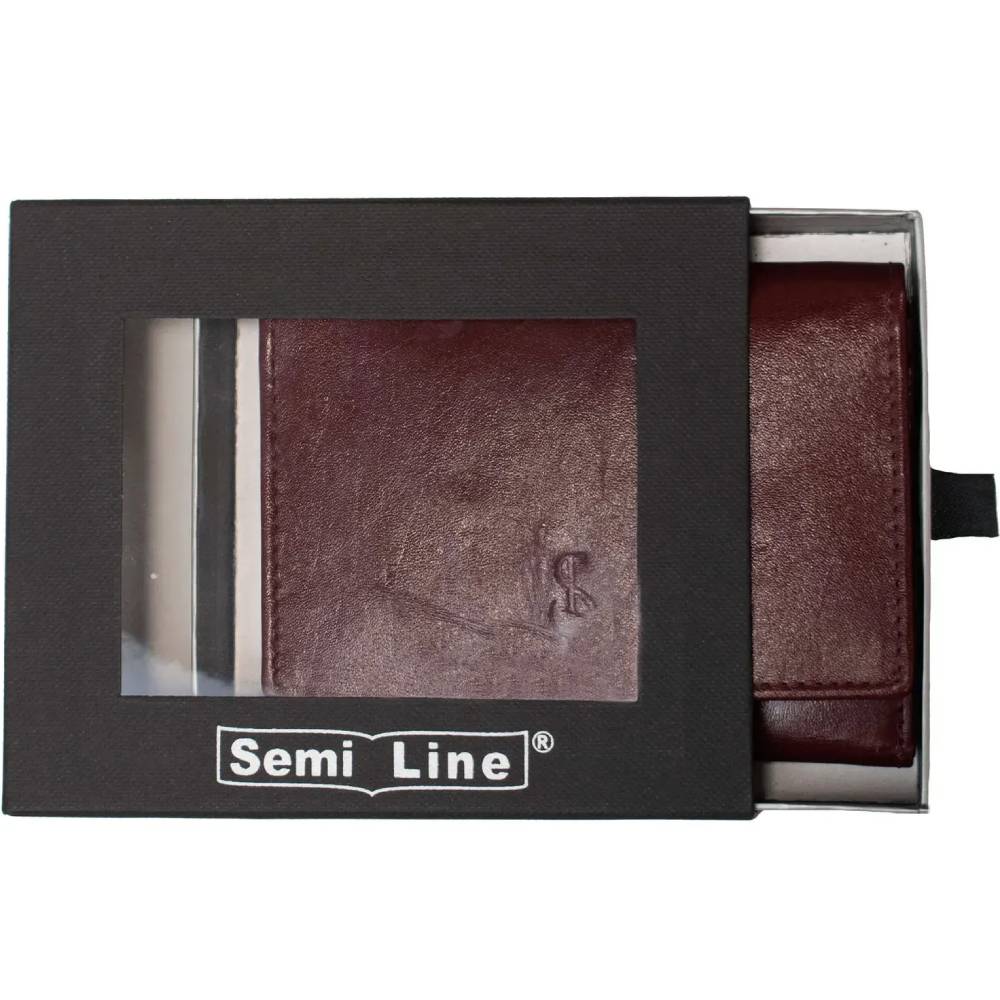 Кошелек SEMI LINE RFID Dark Red (P8263-2) Тип кошелек