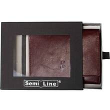Кошелек SEMI LINE RFID Dark Red (P8263-2)