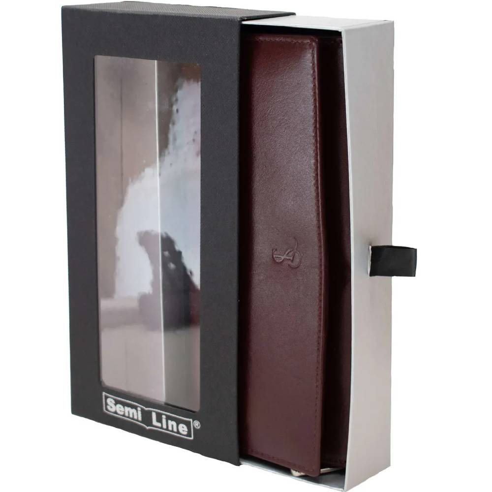 Кошелек SEMI LINE RFID Dark Red (P8264-2) Тип кошелек