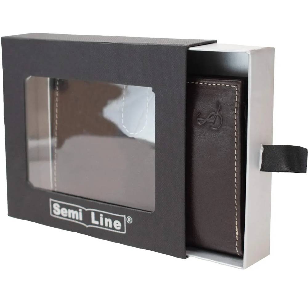 Кошелек SEMI LINE RFID Brown (P8266-1) Цвет коричневый