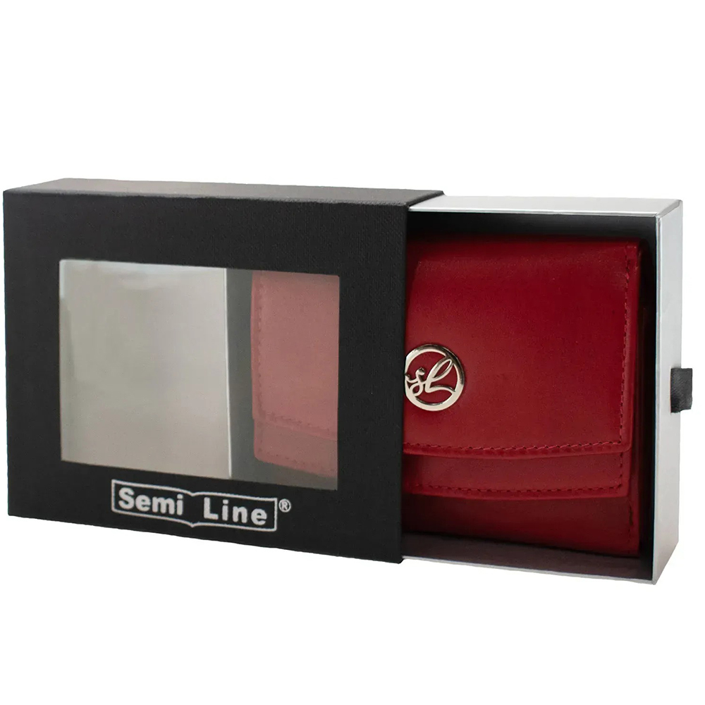 Внешний вид Кошелек SEMI LINE RFID Red (P8274-2)