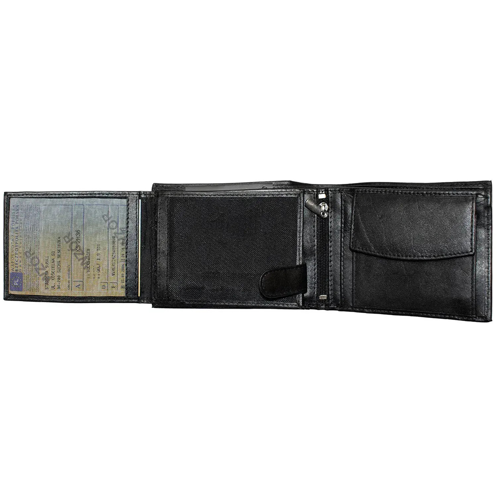 Кошелек SEMI LINE RFID Black (P8276-0) Цвет черный