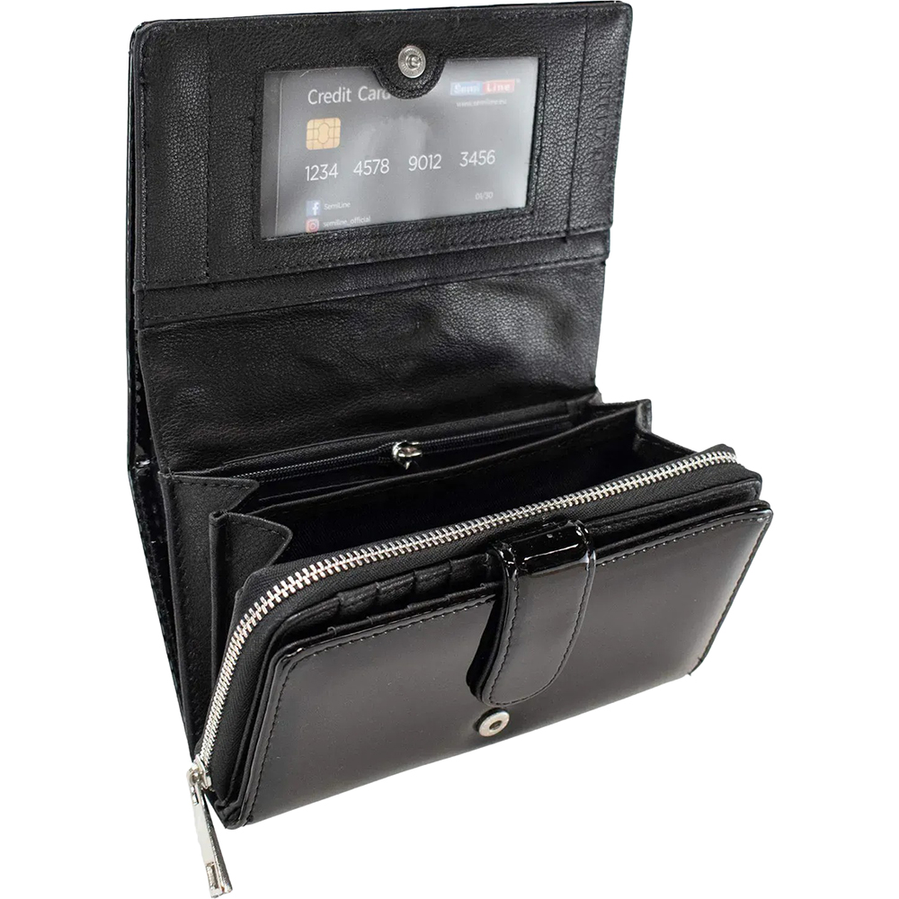 Кошелек SEMI LINE RFID Black (P8229-0) Категория женская