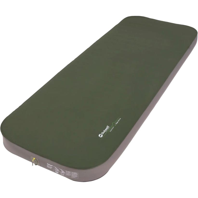

Коврик самонадувающийся Outwell Self-inflating Mat Dreamhaven Single 7.5 см Elegant Green (400009), Килимок самонадувний Self-inflating Mat
