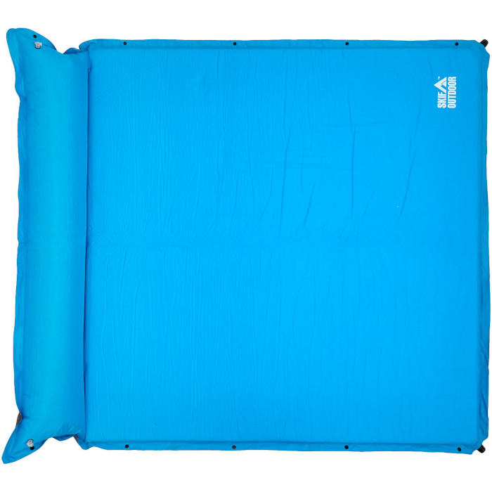 Самонадувной коврик OUTDOOR Skif Outdoor Duplex 192х157х3 cm Blue (LC-680) Толщина 30