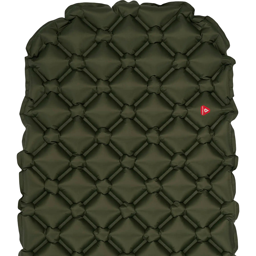 Коврик надувной HIGHLANDER Nap-Pak Inflatable Sleeping Mat PrimaLoft 5 cm Olive (AIR072-OG) Толщина 50