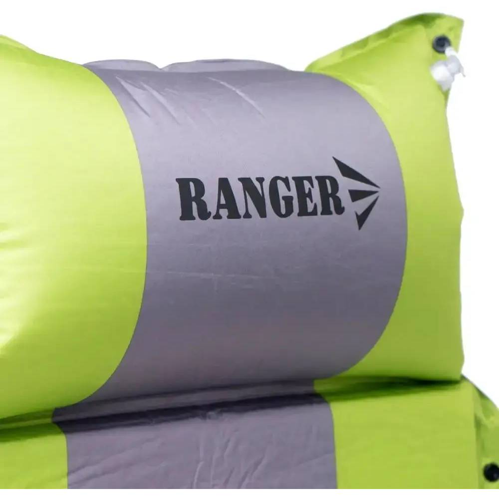 Коврик надувной RANGER Tibet Green/Gray (RA 6632) Толщина 30