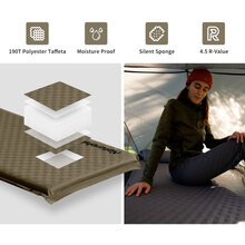Коврик NATUREHIKE надувной с подушкой Green  (CNK2300DZ014)