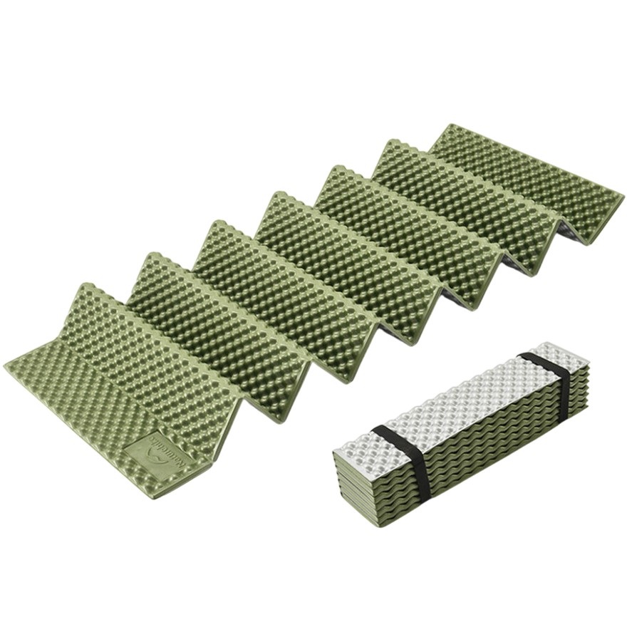 Килимок складаний NATUREHIKE IXPE CNK2450WS044 195x60х1, 8 см оливковий зелений (6927595788356) Спальні місця односпальні