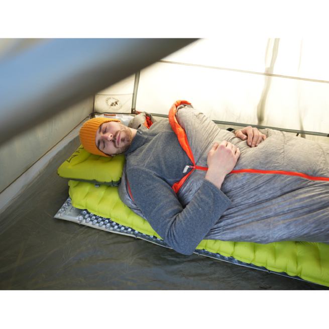 Коврик самонадувающийся FLEXTAIL Tiny Slleeping Pad R03 AVS L Green (6975755966632) Размер в сложеном виде 28 х 11