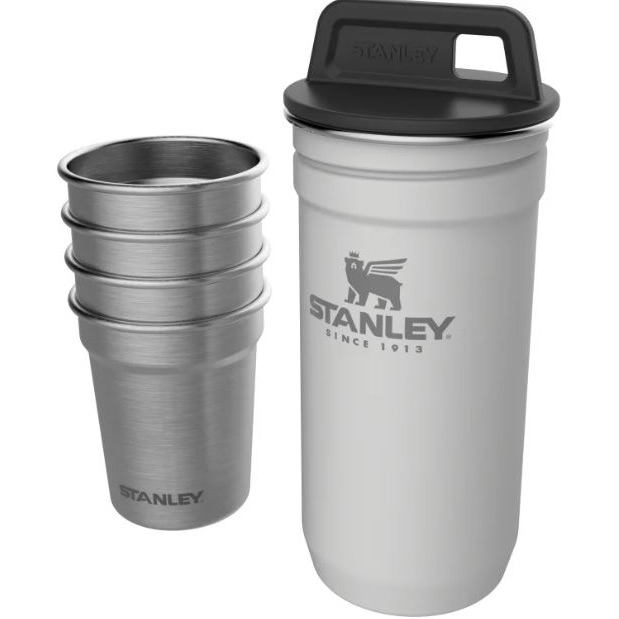 

Набор стопок STANLEY Adventure Combo Polar (10-01705-037), Набір Adventure Combo Polar: фляга та 4 рюмки