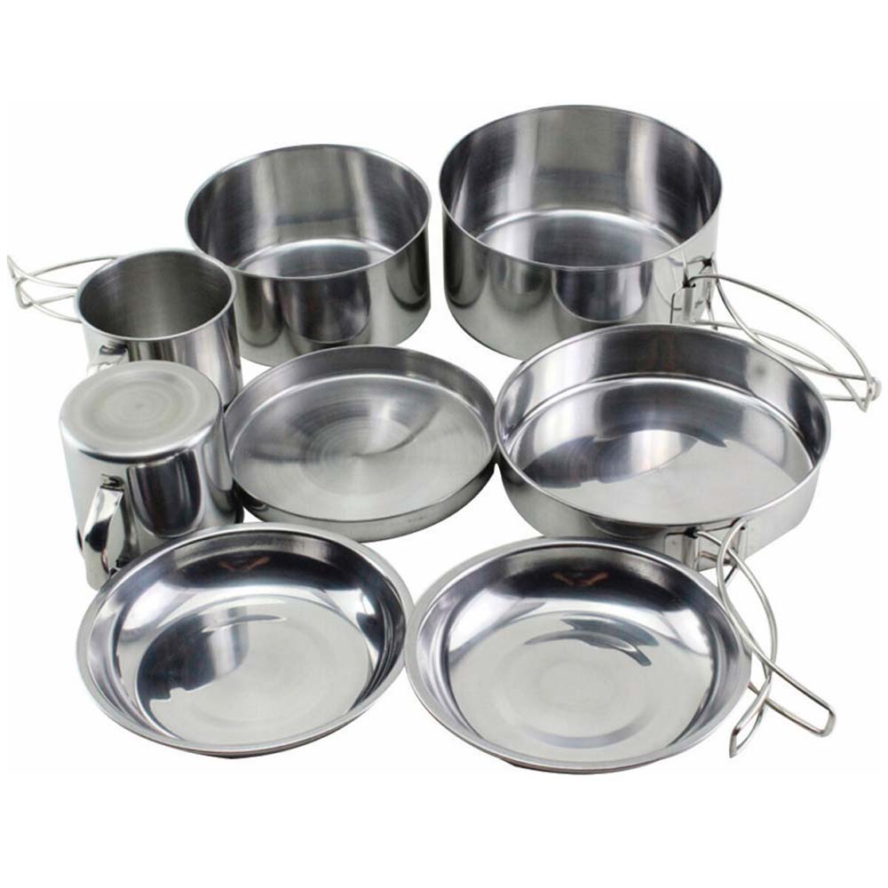 

Набор посуды HIGHLANDER Peak Weekender Cookware Kit Metallic (CP215), Набір посуду Peak Weekender Cookware Kit Metallic